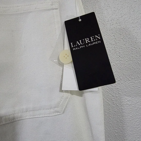 Lauren Ralph Lauren Cream Flare Leg Trousers - Picture 3 of 5